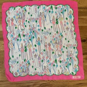 Lilly Pulitzer pink scarf